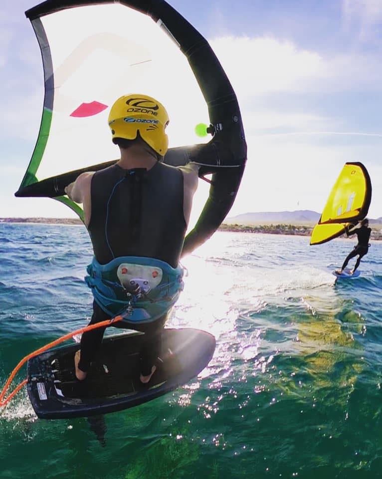 Once you learn to wingfoil you can travel the world with this new wind sport that is so versatile.